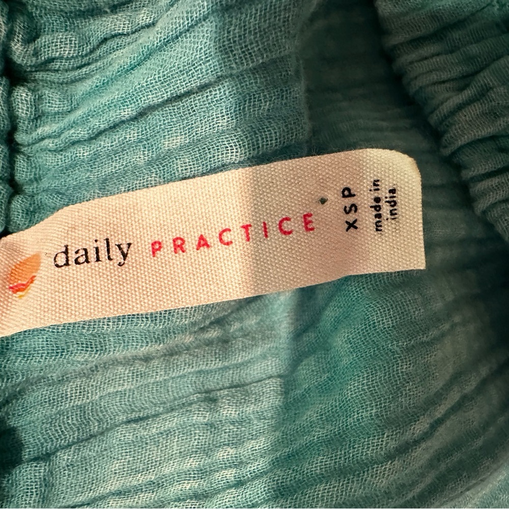 Daily Practice by Anthropologie strapless dress, size XS Petite - Picture 7 of 9